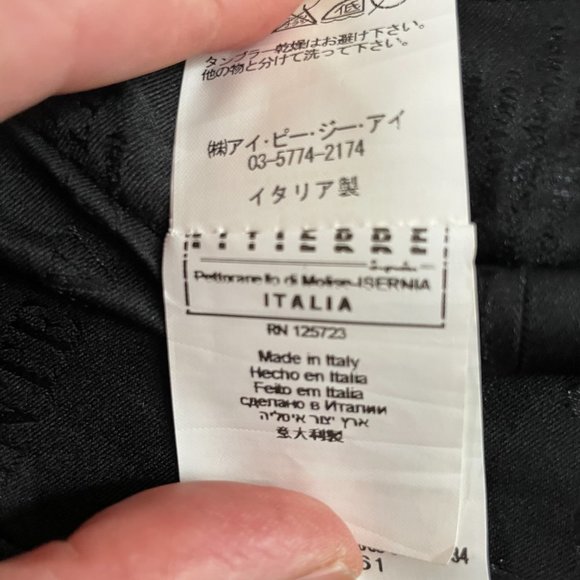 Woman's size 40 black pinstriped John Galliano blazer - Picture 8 of 9